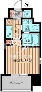 レジディア大森 1203 間取り図