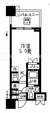 レジディア錦糸町 903 間取り図