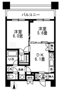 レジディア錦糸町 1105 間取り図