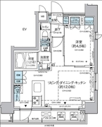 レジディア蒲田5 910 間取り図