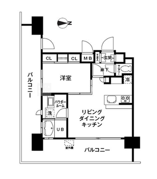 レジディア大森東 905 間取り図