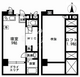 レジディア代々木2 103 間取り図