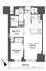ＢｌｕＲｏｃｋ後楽園 1305 間取り図
