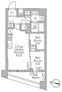NOGATA RESIDENCE 101 間取り図