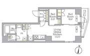 NOGATA RESIDENCE 104 間取り図