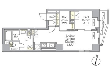 NOGATA RESIDENCE 104 間取り図