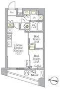 NOGATA RESIDENCE 201 間取り図