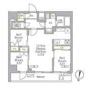 NOGATA RESIDENCE 207 間取り図