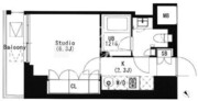 品川イースト E-505 間取り図