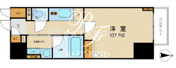 ズーム九段下 202 間取り図