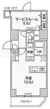 エスレジデンス入谷アレシア 701 間取り図