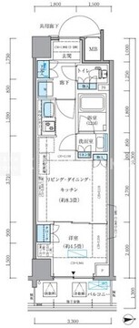 パークアクシス品川シーサイド 111 間取り図