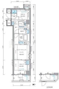 パークアクシス品川シーサイド 112 間取り図