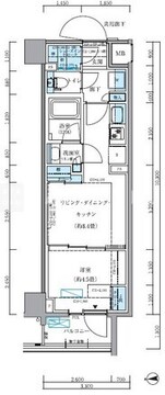 パークアクシス品川シーサイド 303 間取り図