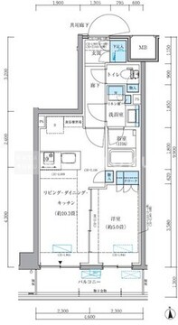 パークアクシス品川シーサイド 306 間取り図