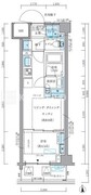パークアクシス品川シーサイド 409 間取り図