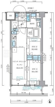 パークアクシス品川シーサイド 506 間取り図