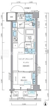 パークアクシス品川シーサイド 508 間取り図