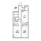 Aglaia 千石 Deux 302 間取り図