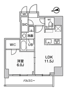 エスレジデンス新御徒町キアーロ 8B 間取り図