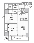 エスレジデンス新御徒町キアーロ 10A 間取り図