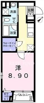 シュトラーレ四番町 205 間取り図