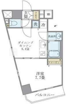 KDXレジデンス元浅草 1004 間取り図