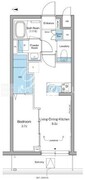 ルフォンリヴェント杉並永福 306 間取り図 ?>