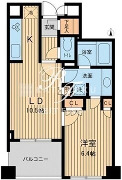 アーデン駒沢パークフロント 604 間取り図