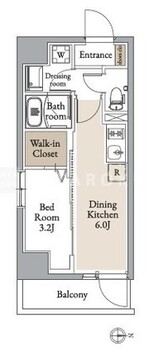 グランカーサ住吉2 505 間取り図