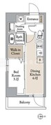 グランカーサ住吉2 605 間取り図