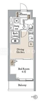グランカーサ住吉3 103 間取り図