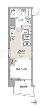 グランカーサ住吉3 702 間取り図
