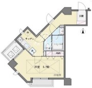 パークテラス恵比寿 701 間取り図