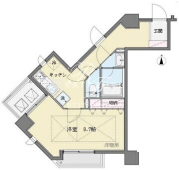パークテラス恵比寿 701 間取り図