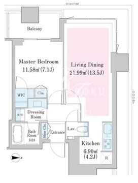 中野ステーションレジデンス 2013 間取り図