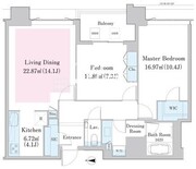中野ステーションレジデンス 2103 間取り図 ?>