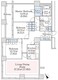 ラ・トゥール神楽坂 1707 間取り図