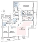 ラ・トゥール汐留 5204 間取り図