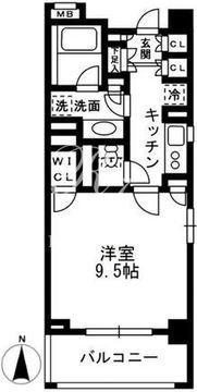 レジディア中落合 B208 間取り図
