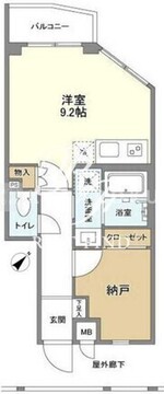 ディームス初台1 402 間取り図