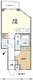 ディームス初台1 402 間取り図