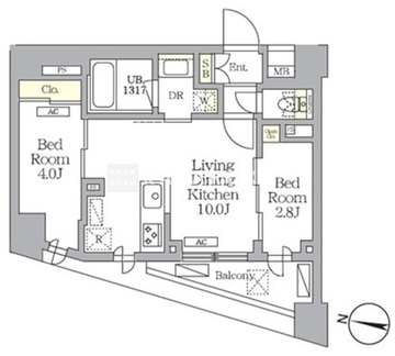 NOGATA RESIDENCE 505 間取り図