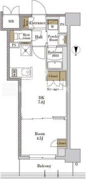 ＲＪＲプレシア大森北 314 間取り図