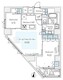 モノリス広尾 601 間取り図