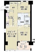 ガーデニエール砧レジデンス 215 間取り図
