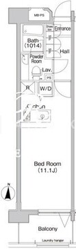 プライムアーバン学芸大学パークフロント 508 間取り図