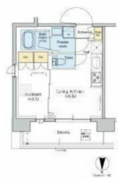 プラウドフラット西蒲田 204 間取り図