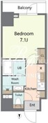 アリビス東京尾久 504 間取り図