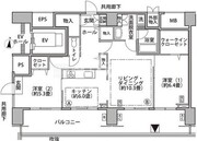 東雲キャナルコートCODAN 17-707 間取り図